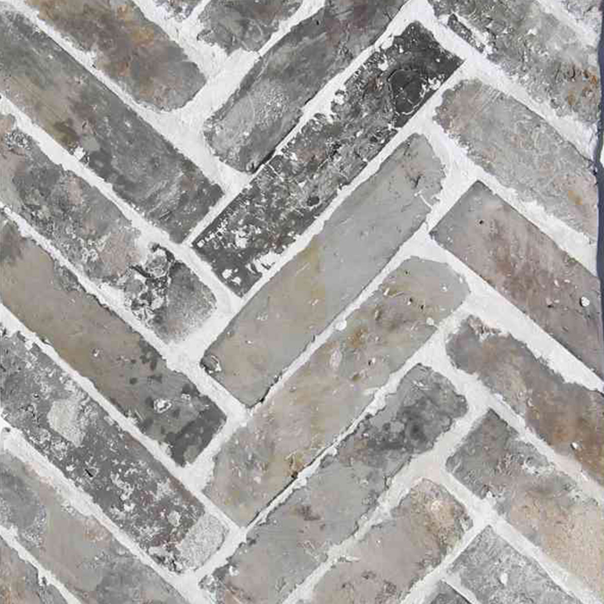 Recycled Brick - Manhattan - Herringbone - Stone3 Brisbane