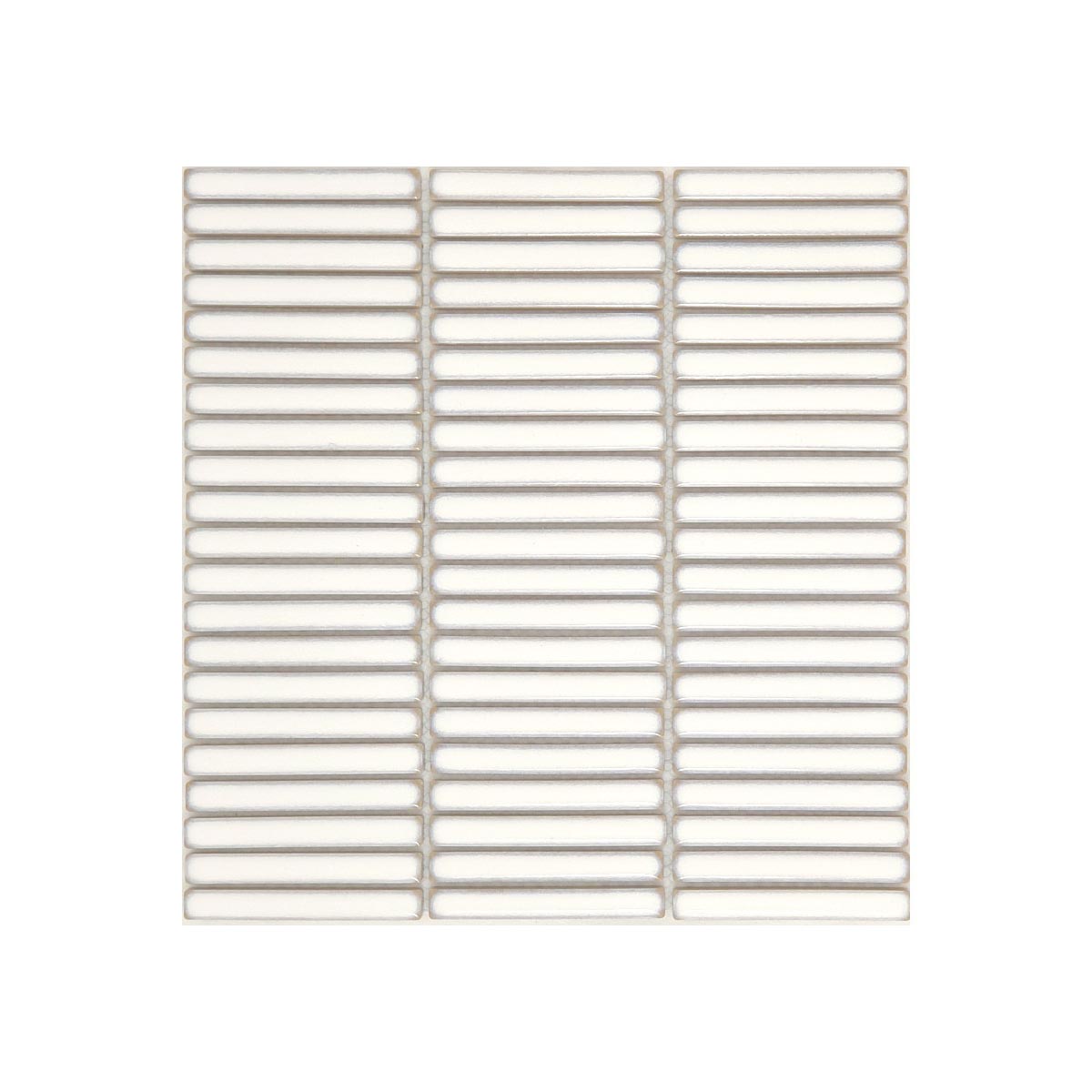 Bamboo White Chalk Mini Kit Kat Mosaic Tiles by Stone3 Brisbane