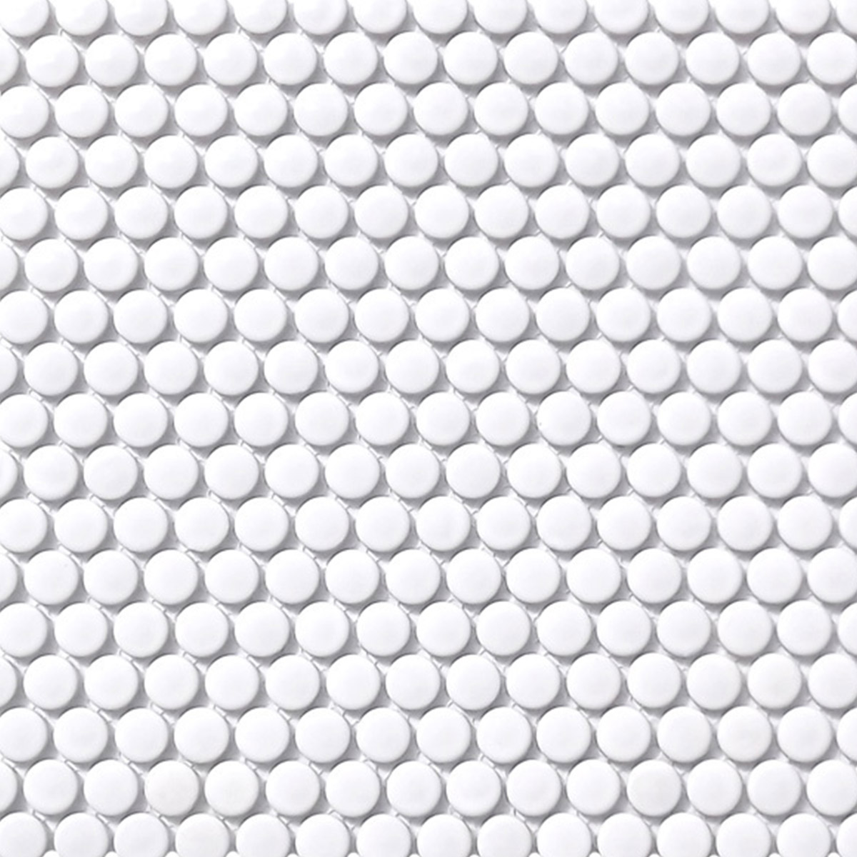 White Gloss Penny Rounds - Feature Tiles - Stone3 Brisbane