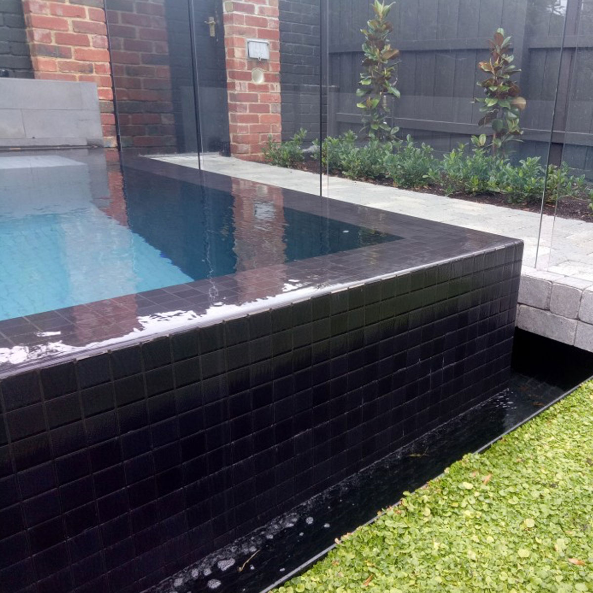 Celadon - Graphite - Pool Mosaics - Stone3 Brisbane