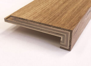 Prestige Oak - Stair Nosing - Engineered Timber Flooring - Stone3 Brisbane