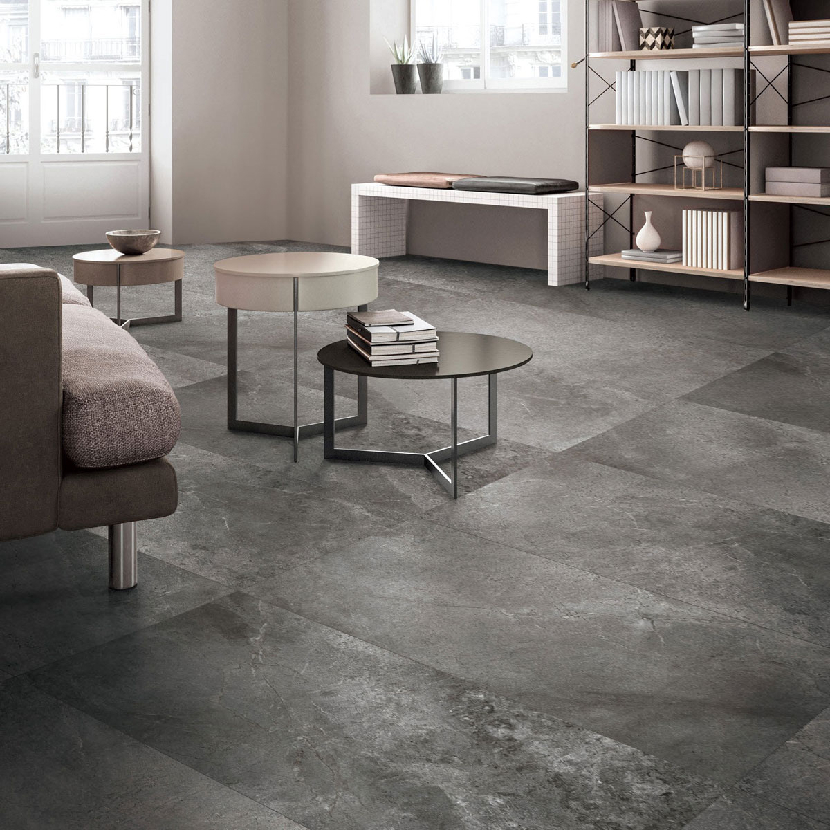 Chiswick-charcoal-matt-600x600-marble-look-tiles-1 - Stone3