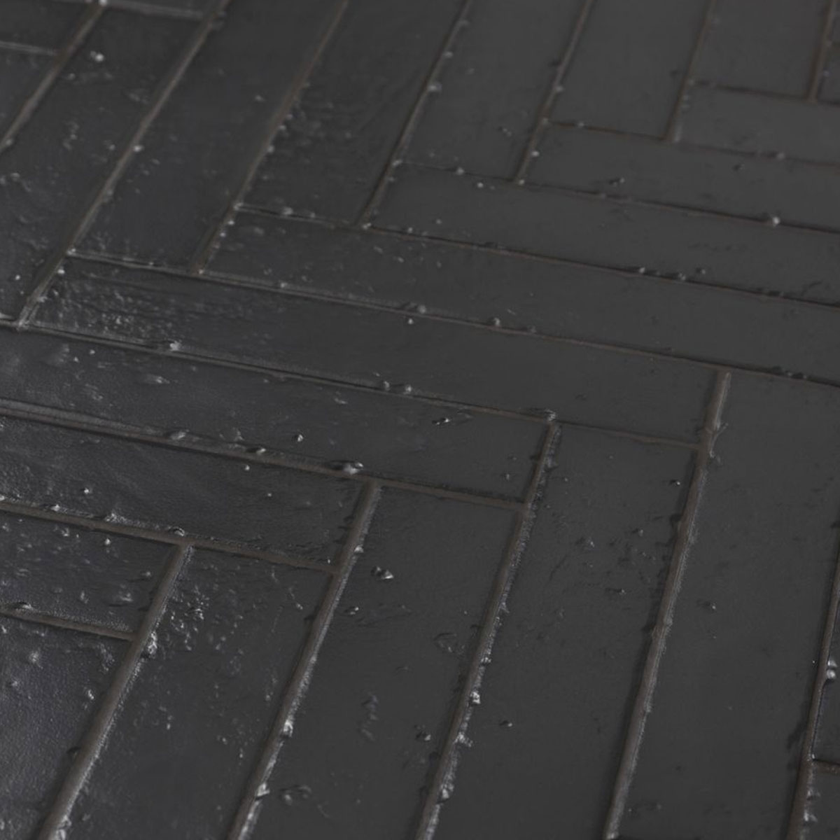 Antique black matt subway tile - Stone3 Brisbane