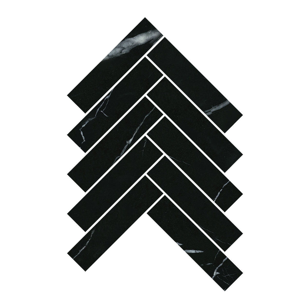 Artemis - Nero Marquina - Herringbone - Marble Tiles - Stone3 Brisbane