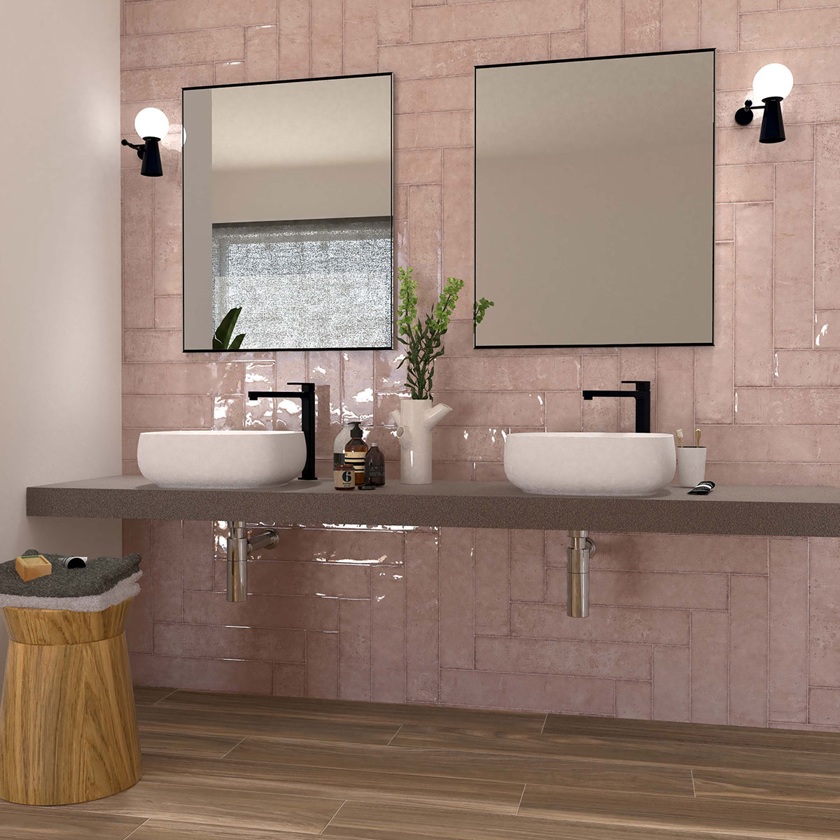 Clio - Rosa - Subway Tiles - Stone3 Brisbane