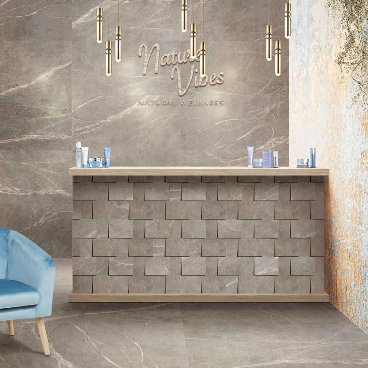 Soap Stone - Coffee - Marble Look Tiles - Stone3 Brisbane