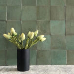 Clay Zellige - Spearmint - Moroccan feature tiles - Stone3 Brisbane