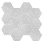 Enzo moon hexagon stone look tiles by Stone3 Brisbane