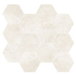 Enzo sand hexagon stone look tiles by Stone3 Brisbane