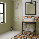Bauhome Square Cement Look Tile in Minze by Stone3 Brisbane