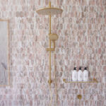 Cascade Norwegian Rose Marble Mosaic Tiles by Stone3 Brisbane
