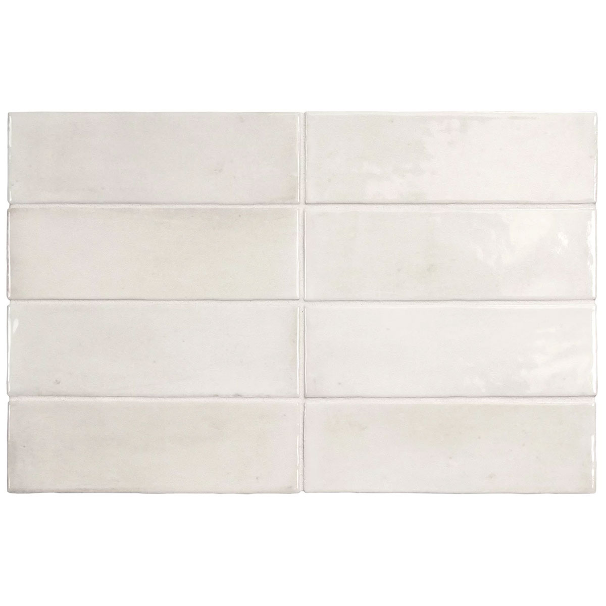Coco White Gloss Subway Tiles by Stone3 Brisbane