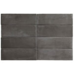 Coco Black Hat Matt Subway Tiles by Stone3 Brisbane