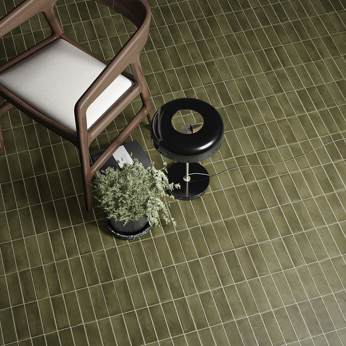 Coco Verd Matt Subway Tiles by Stone3 Brisbane