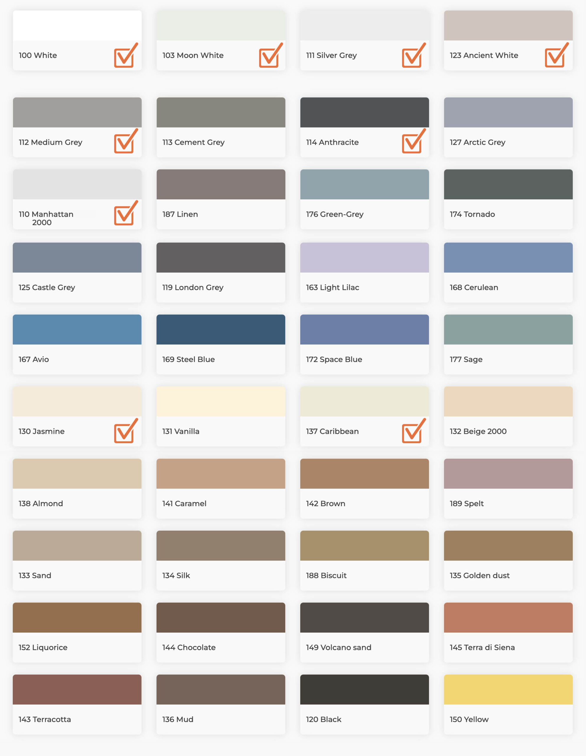 Stone3 ultracolor plus grout colours