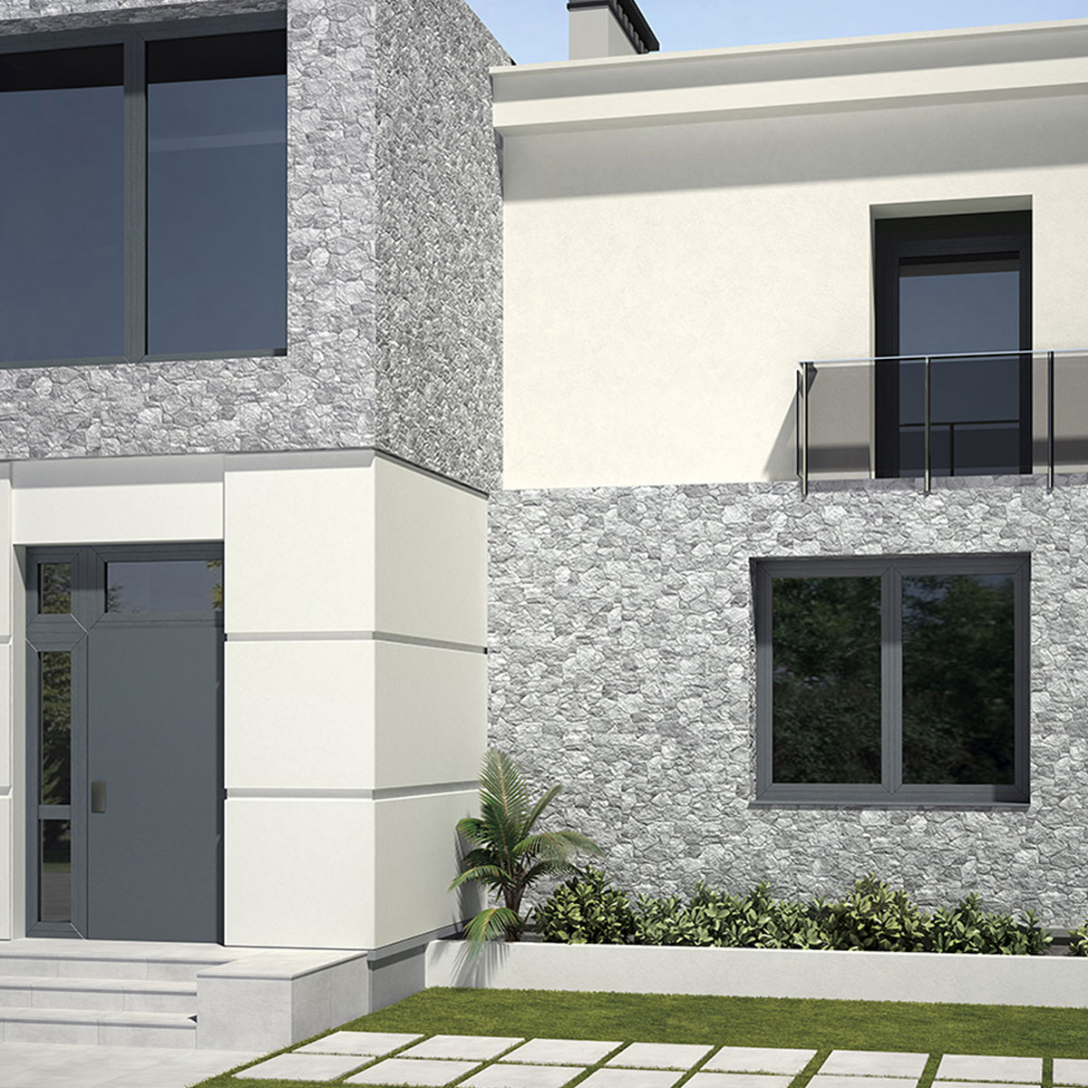 Terranova Porcelain Crazy Pave in Gris by Stone3 Brisbane