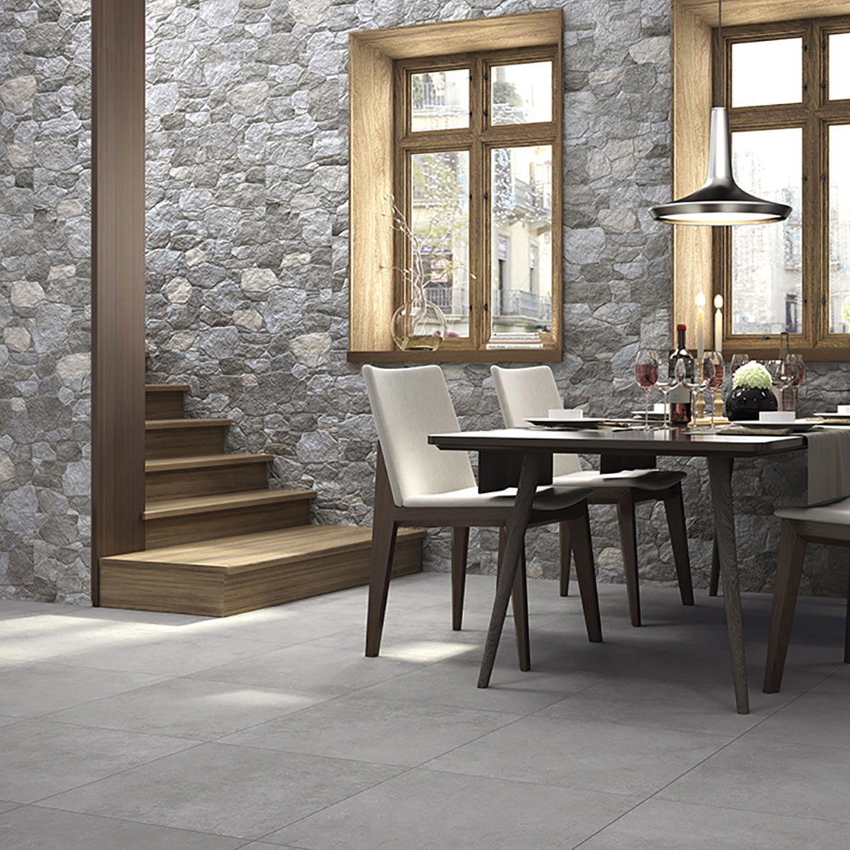 Terranova Porcelain Crazy Pave in Nature by Stone3 Brisbane