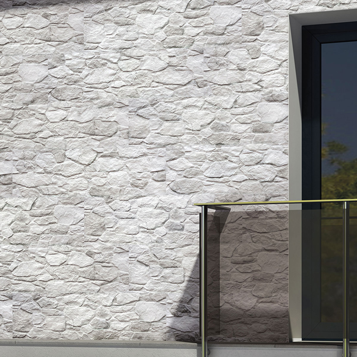 Terranova Porcelain Crazy Pave in White by Stone3 Brisbane