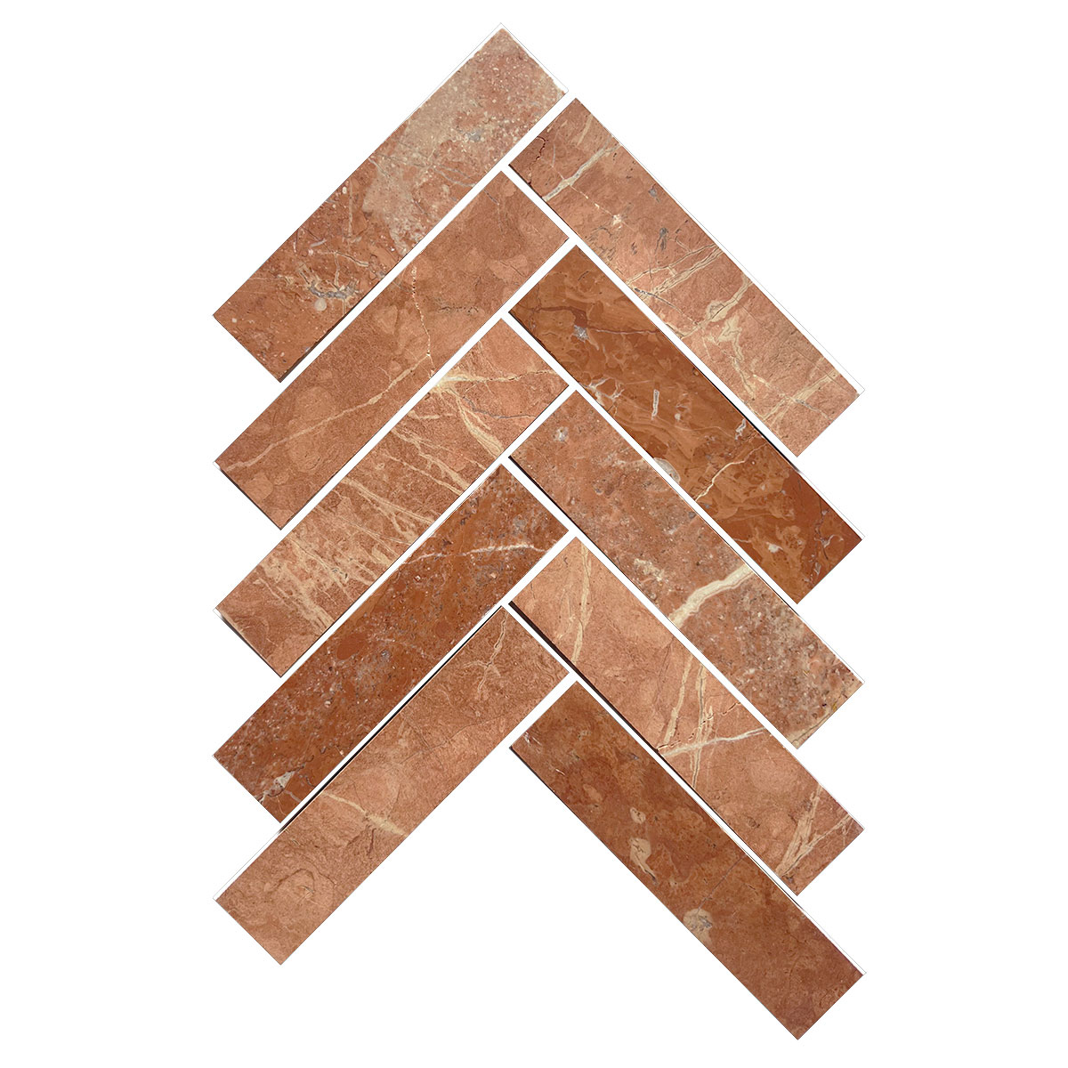 Artemis - Rojo Alicante - Herringbone - Marble Tiles - Stone3 Brisbane