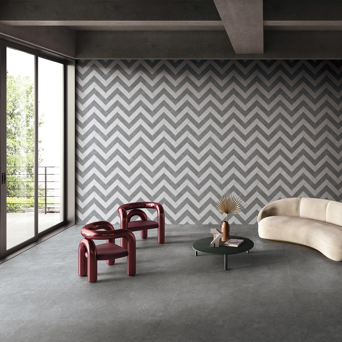 Lesta - Charcoal - Stone Look Tiles - Stone3 Brisbane and Melbourne