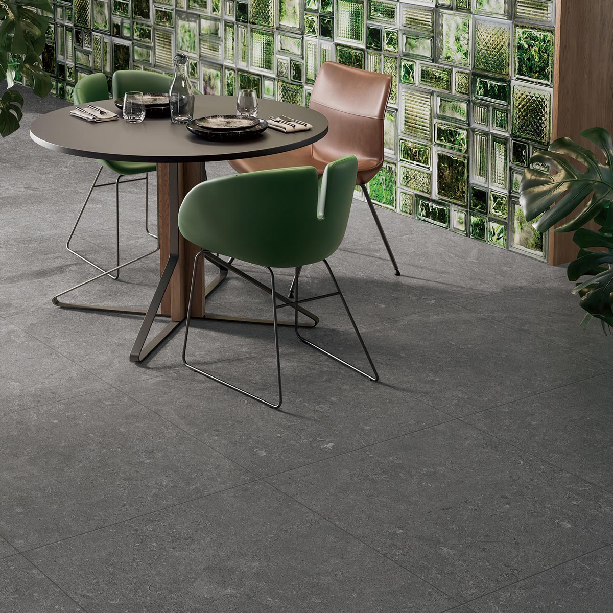 Lesta - Charcoal - Stone Look Tiles - Stone3 Brisbane and Melbourne