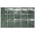 Altea Spanish Gloss feature tiles in pine green by Stone3 Brisbane