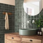 Altea Spanish Gloss feature tiles in pine green by Stone3 Brisbane