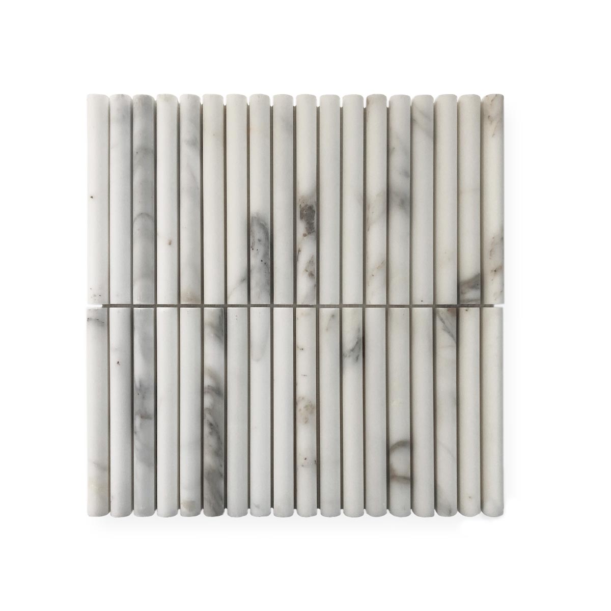 Mini Flute in Calacatta Gold Honed Marble Mosaics by Stone3 Brisbane