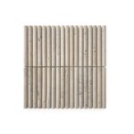 Mini Flute in Travertine Classico Mosaics by Stone3 Brisbane