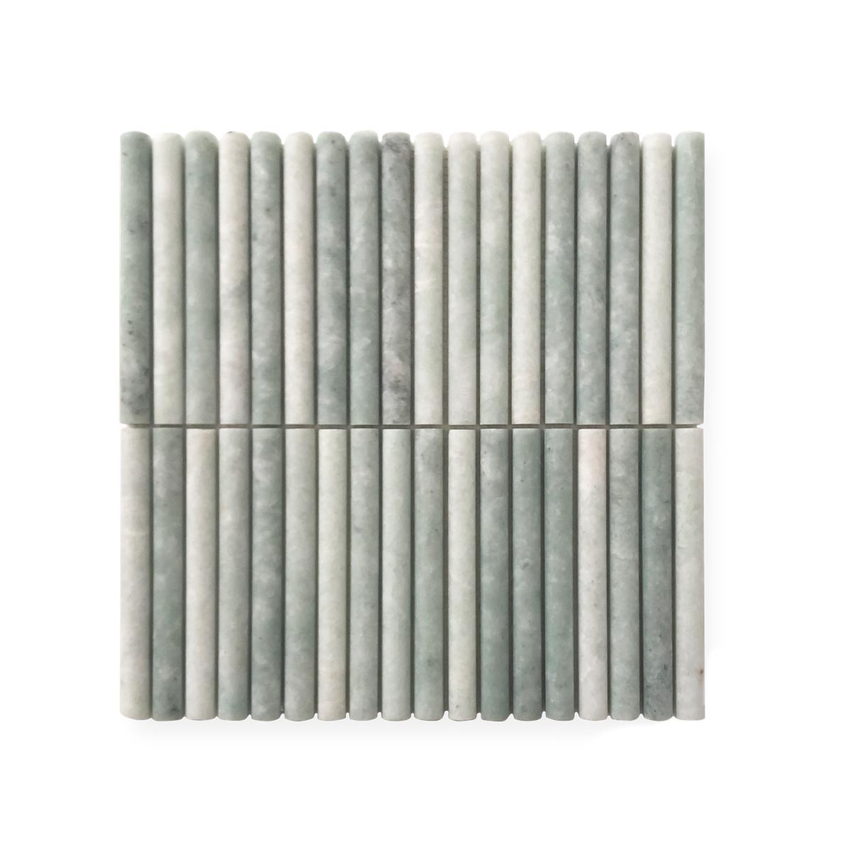 Mini Flute in Verdi Cristallo Honed Marble Mosaics by Stone3 Brisbane