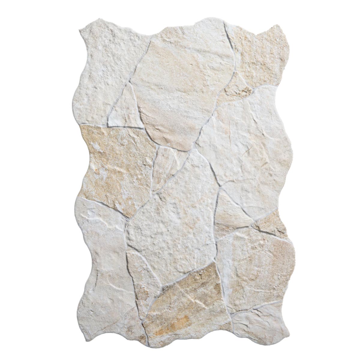 Sella crazy pave stone look tiles in white by Stone3 Brisbane