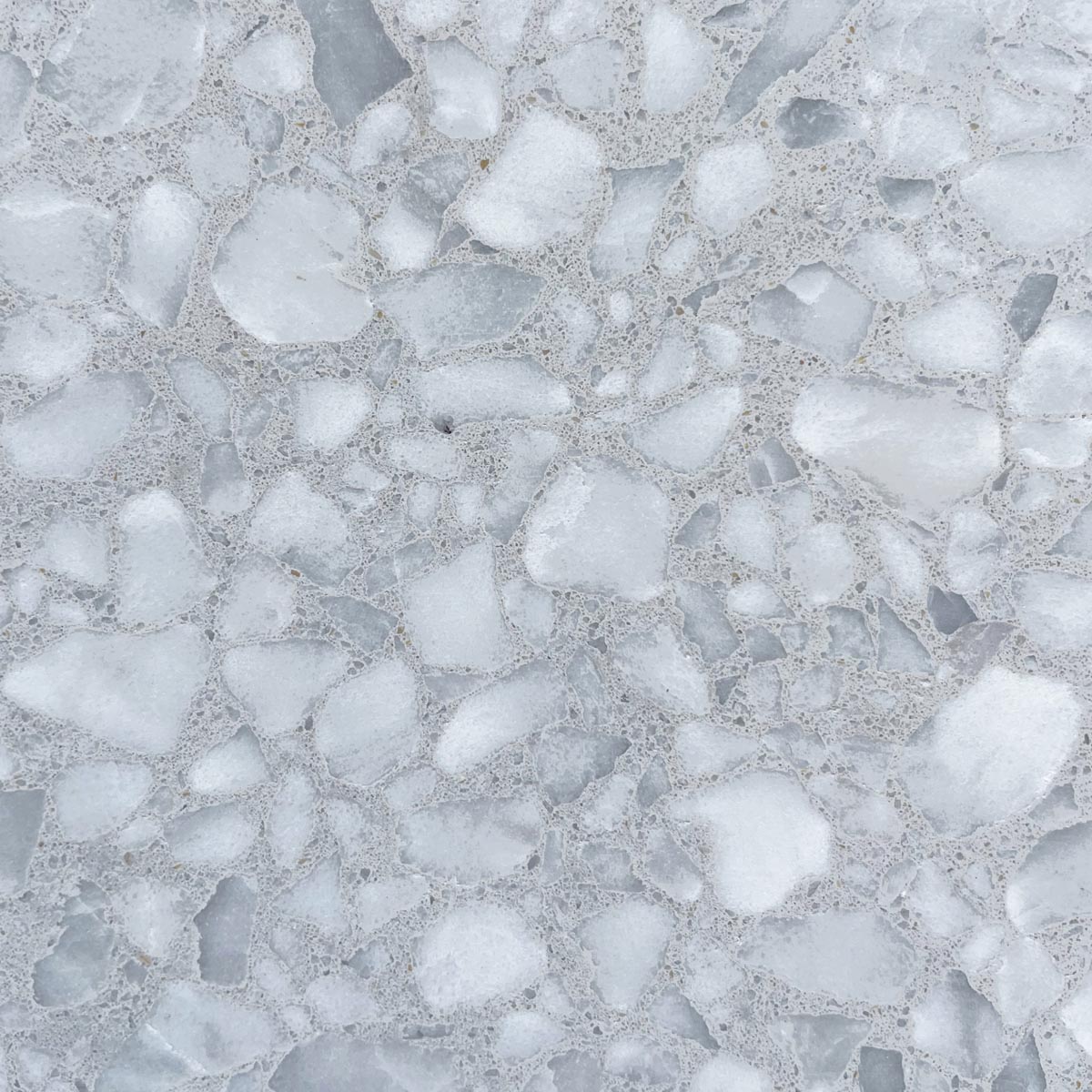 Real Terrazzo tiles in Light Grey by Stone3 Brisbane and Melbourne