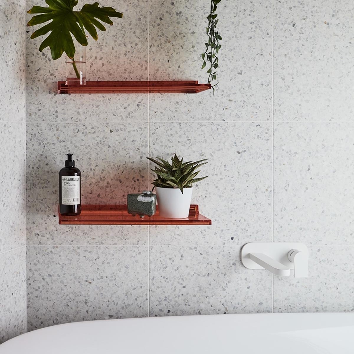 Real Terrazzo tiles in White by Stone3 Brisbane and Melbourne