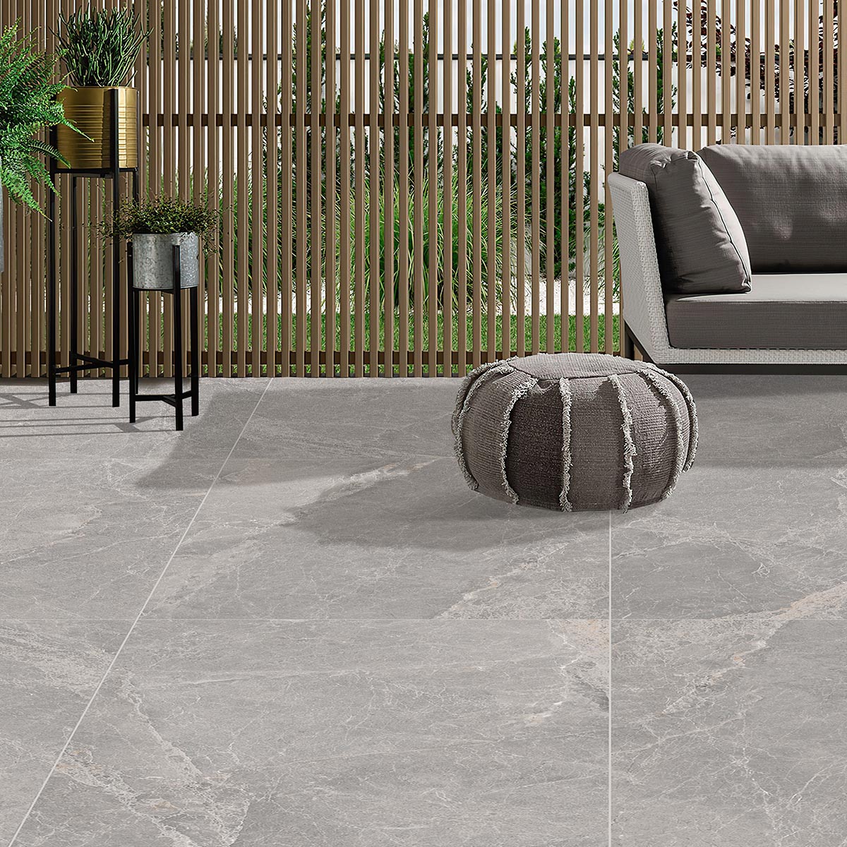 Pisa in grey limestone look tiles by Stone3 Brisbane