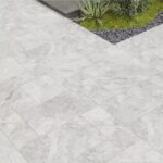 Travertino French Pattern in ice, a travertine look tile by Stone3 Brisbane