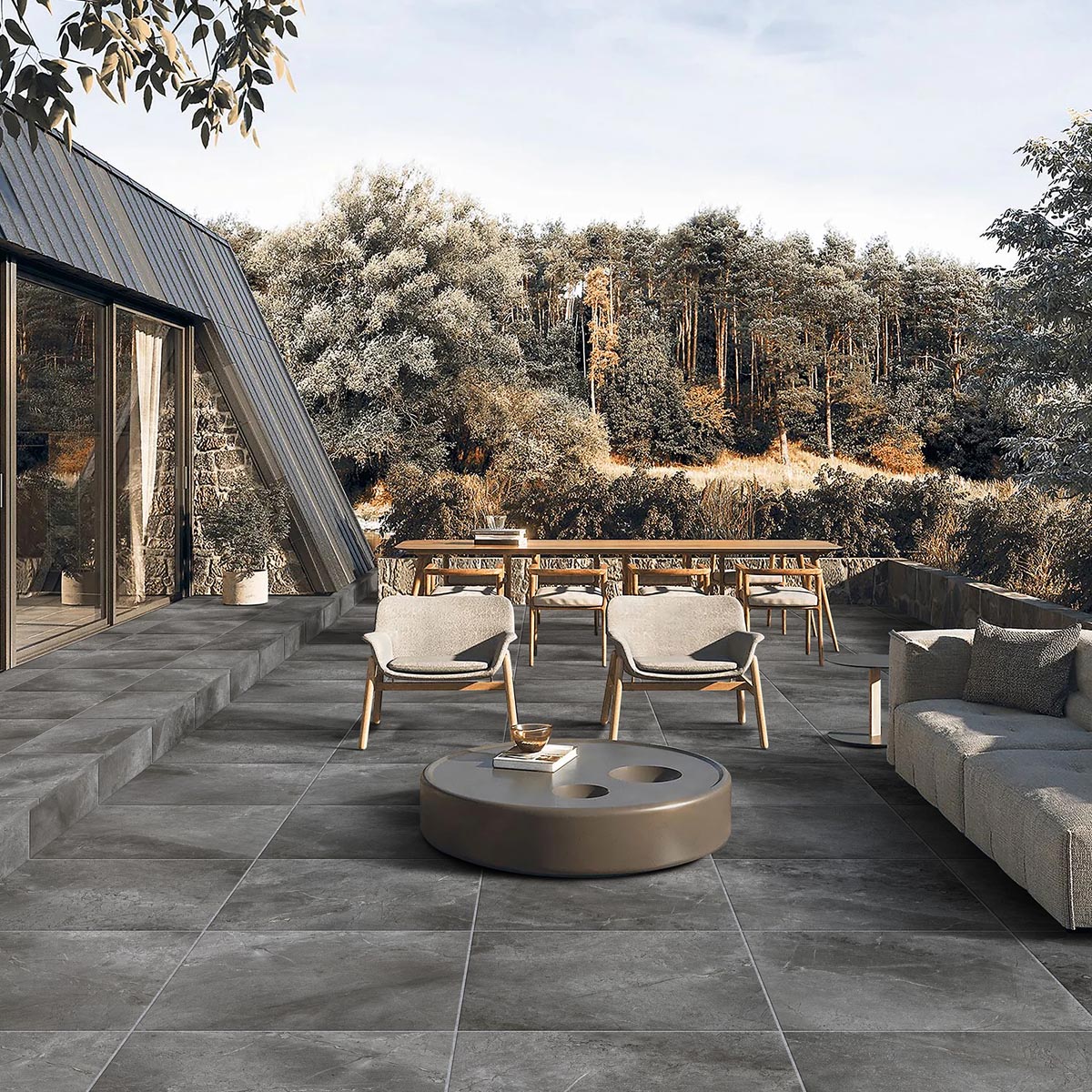 Chiswick Pool Coping in charcoal by Stone3 Brisbane