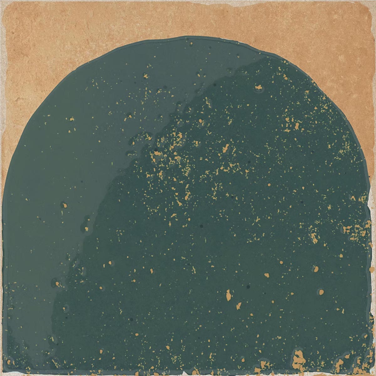 Atlas terracotta look porcelain tiles in decor green by Stone3 Brisbane