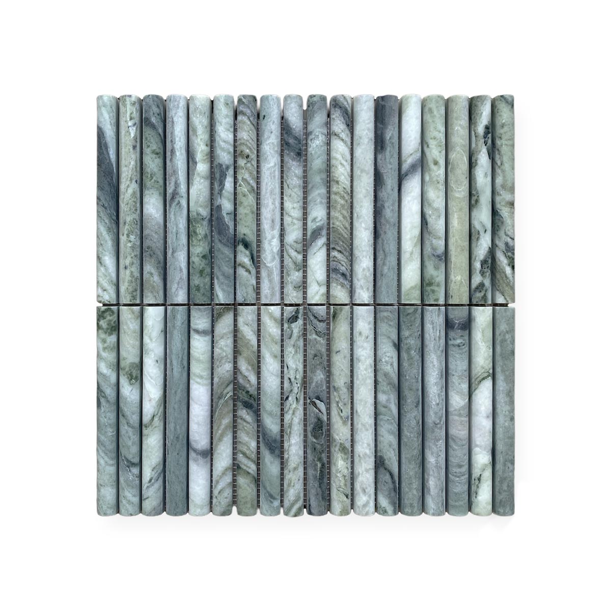 Mini Flute Marble Mosaic Tiles in Amazonia Honed by Stone3 Brisbane