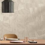 Paper Clay in sabbia a textured cement feature porcelain tile by Stone3 Brisbane