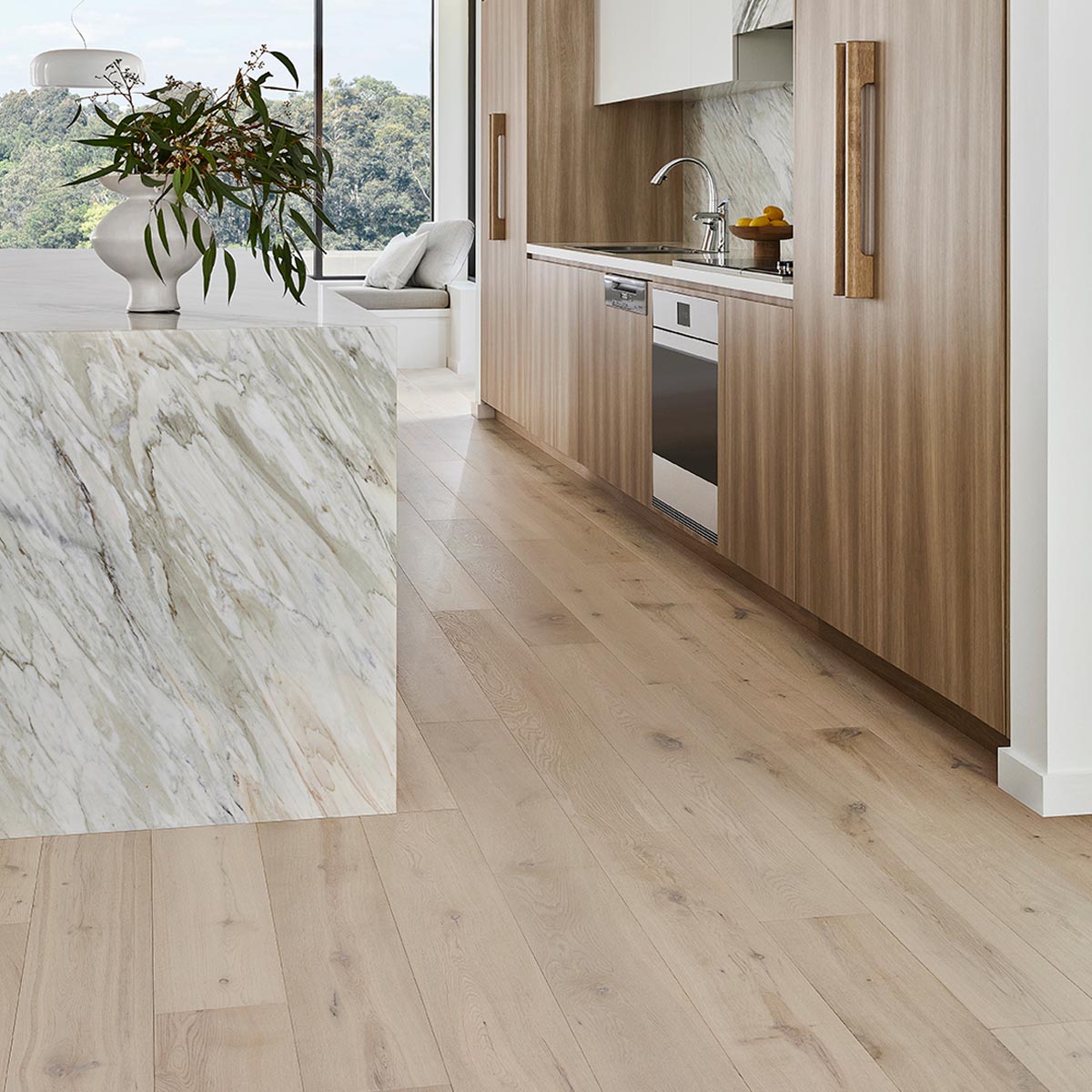 Prestige Oak engineered timber in marble by Stone3 Brisbane