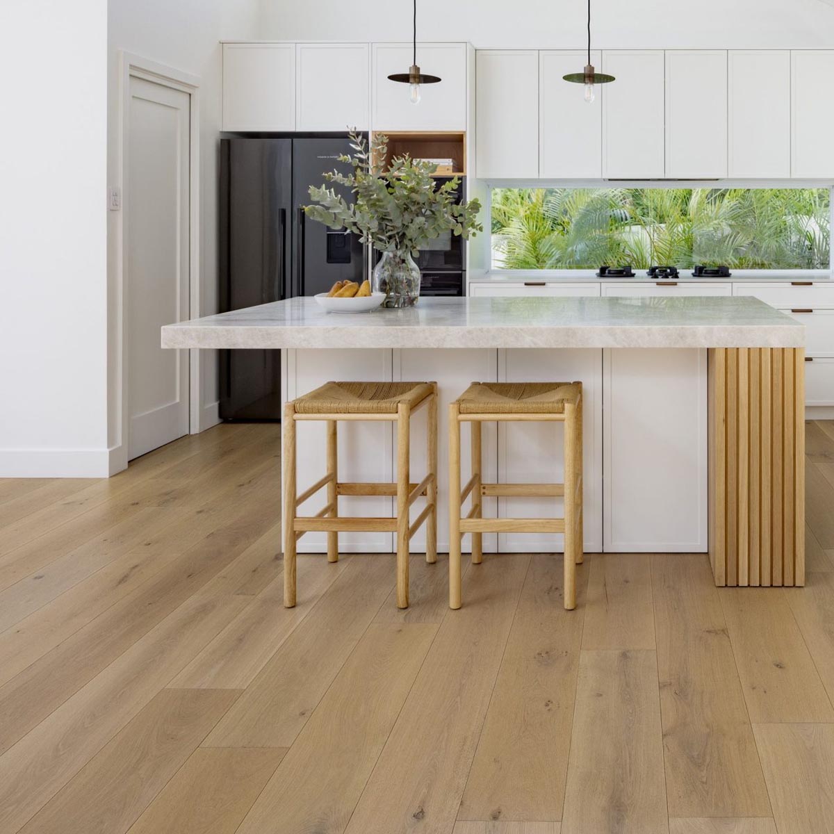 Prestige Oak engineered timber in straw by Stone3 Brisbane