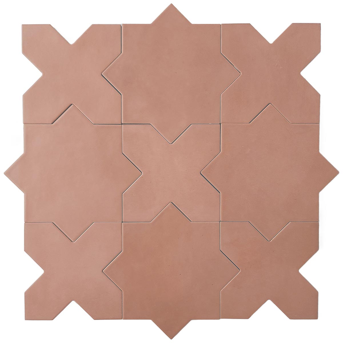 Kasbah in Terracotta Base a handmade feature tile by Stone3 Brisbane