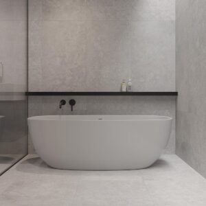 Bari in Taupe travertine look tiles by Stone3 Brisbane