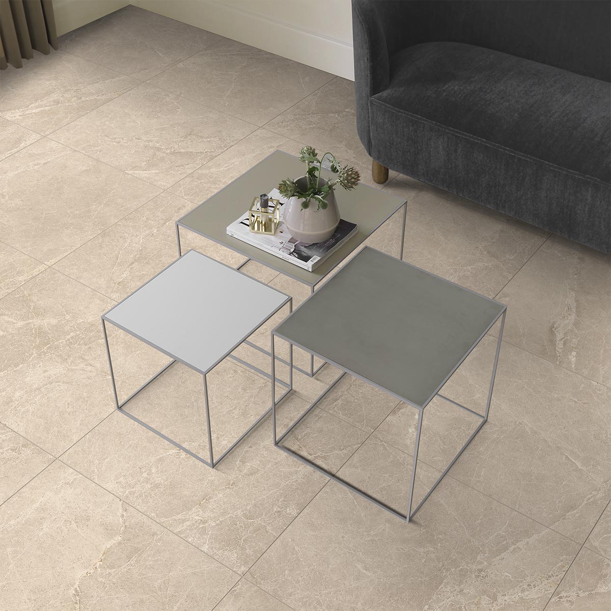 Pisa in tan limestone look tiles by Stone3 Brisbane