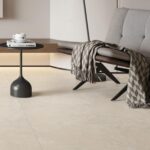 Tufa Xcut in ivory a travertine stone look tile by Stone3 Brisbane
