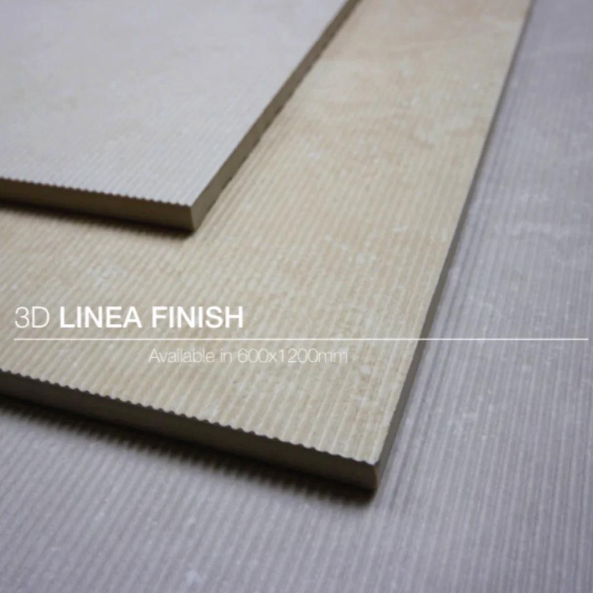 Tufa Xcut in 3D Linea Finish a travertine stone look tile by Stone3 Brisbane