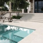 Tufa Xcut in Off White a travertine stone look tile by Stone3 Brisbane